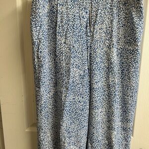 Ted Baker Blue and White Capris